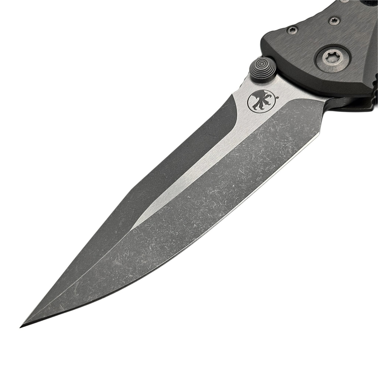 Microtech Socom Elite Manual Natural Clear 4" Spear Point Apocalyptic ...