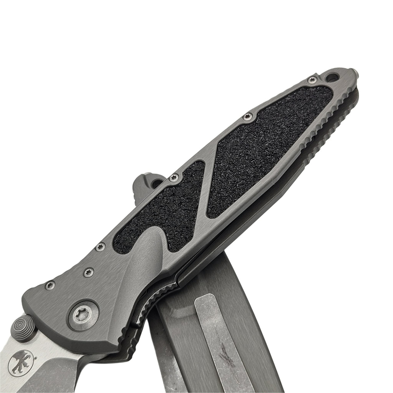 Microtech Socom Elite Manual Natural Clear 4" Spear Point Apocalyptic ...