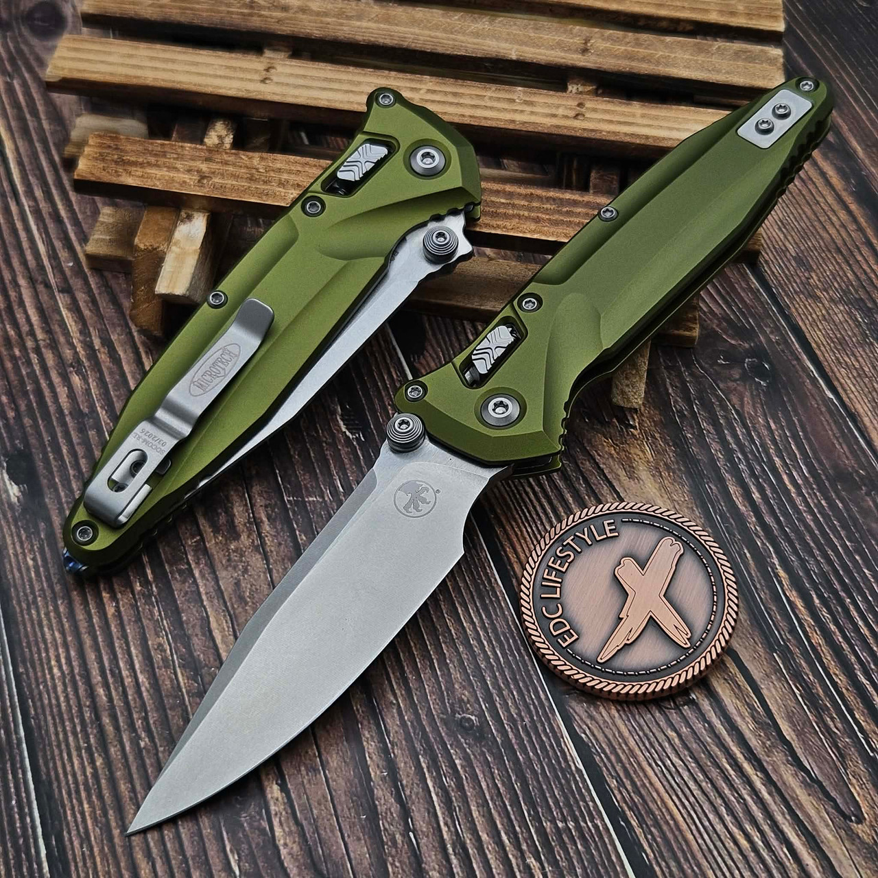 MICROTECH OD GREEN SOCOM DELTA RAM-LOK S/E STONEWASH 159RL-10OD