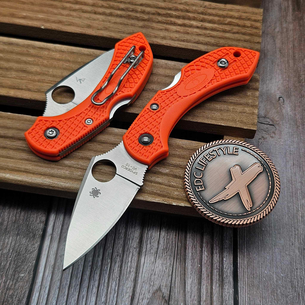 Spyderco Dragonfly 2 Lockback Orange FRN 2.28