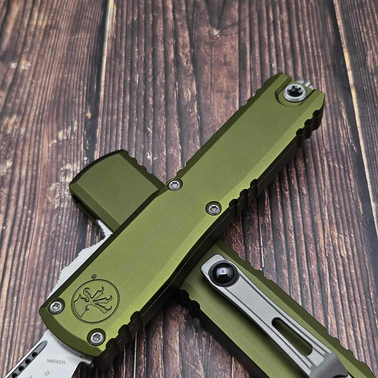 Ps51071 Microtech Microtech Ultratech Gen IV OD Green S/E Partial Serrated 3.55 ...