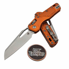 Microtech 225-10APTA Tan Dirac Double Edge Apocalyptic Standard