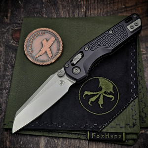 Microtech MSI Mini Proof Run Frag Aluminum S/E Stonewash 210M-10FRSPR S/N 001