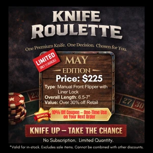 Knife Roulette, monthly mystery knife box