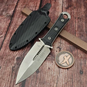 Microtech/Borka Blades SBD Fixed Blade Black G10 D/E Stonewash - Preowned 201-10-PO-521 by EDC Lifestyle