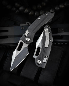 Borka Blades/Marfione Custom Knives RAM-LOK Stitch G10 Stonewash Prototype