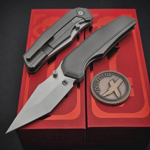 Chaves Jake McCoy Integral Omega Street Stonewash Titanium Belt Finish M390 Machine Finish Stainless HW