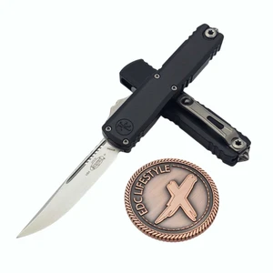 Microtech UTX-70 Gen IV Black 2.5" S/E Stonewash 11484-10