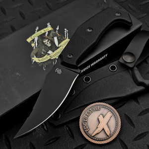 Bastinelli Knives Mood Black G10 Fixed Blade PVD