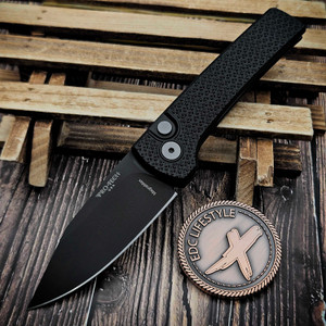 Pro-Tech Chaves Scapegoat Black Compact Auto Carbide 3.15" DLC RCS1106