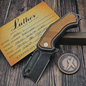 Luther Orphan S Titanium w/Richlite Inlays Dark Stonewash - Preowned