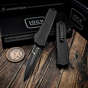 Microtech Glock G19K Black Tactical Aluminum 3.5" Bayonet 80-1T