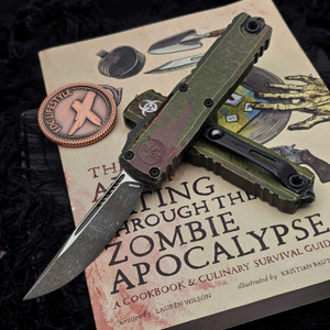 Microtech UTX-85 Gen IV Outbreak Deep Engraved S/E 3.10" 12314-1OBDS