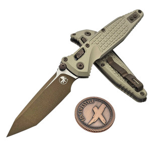 MICROTECH SOCOM RAM-LOK T/E CERAKOTE CHAMPAGNE GOLD FRAG ALUMINIUM 161RL-1FRCG-C19Z23