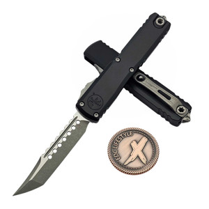 Microtech Ultratech Gen IV Black 3.55" Hellhound T/E Apocalyptic 11194-10APS by EDC Lifestyle