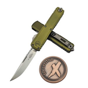 Microtech UTX-70 Gen IV OD Green 2.5" S/E Stonewash 11484-10OD by EDC Lifestyle