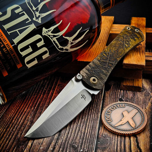 Borka Blades RRKW Ripple Gold SBTF Tanto Folder