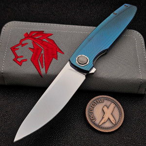 Holt Bladeworks Outlaw OP72 Feather w/Timascus Collars