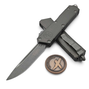 Microtech Executive Scarab II Gen III Natural Clear S/E Apocalyptic 1176-10APNC