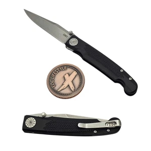 CRKT Fidus Liner Lock Black 3.22" S/E Stonewash by EDC Lifestyle