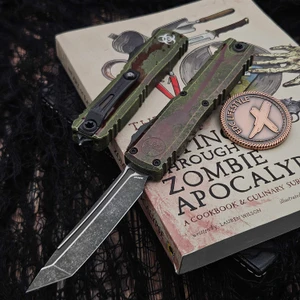 Microtech Ultratech Gen IV Outbreak Deep Engraved T/E 3.55" 11234-1OBDS by EDC Lifestyle