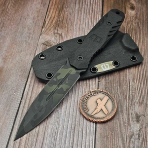Blackside Customs Black Multicam Phase 7 SDM Fixed Blade Knife