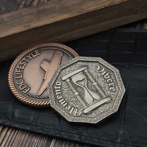 2 Saints Tactical Fuck Off Medallion .925 Silver Memento Mori S/N 008 - Preowned