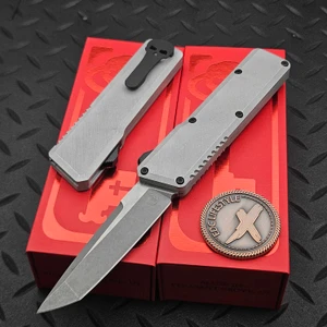 Chaves Knives Clearcoat XH Battleworn Dissident OTF 3.7" T/E Two-Tone Stonewash by EDC Lifestyle
