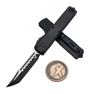 Microtech Ultratech Gen IV Black Tactical 3.55" Hellhound T/E 11194-1TS