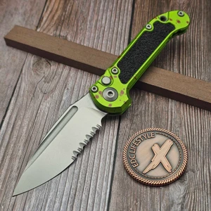Microtech Microtech LUDT Zombie-tech S/E Stonewash Partial Serrated 1135-11Z - Preowned