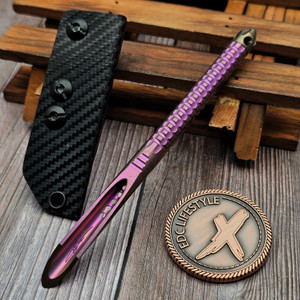 Microtech TAC-P Mini Royal Purple Titanium Kydex Sheath 112M-MS6 by EDC Lifestyle