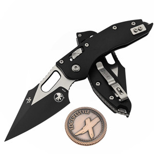 Microtech Stitch Ram-Lok Black Aluminum 3.7" S/E 169RL-1 by EDC Lifestyle