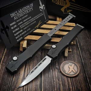 MARFIONE CUSTOM HALO III BLACK 4" CLIP POINT MIRROR POLISH 1250-MPBKNC-MCK by EDC Lifestyle