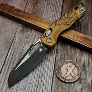 Microtech MSI Tan Frag Aluminum S/E 210-1FRGTTA - Preowned