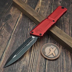 Microtech Combat Troodon Gen III Red D/E 1142-1RD - Preowned S2