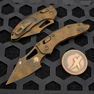 Microtech M-Stitch Ram-Lok Manual Plague Outbreak 3.0" S/E 169MRL-1PLOBS by EDC Lifestyle