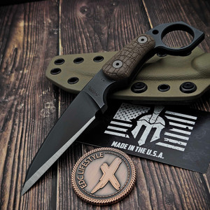 Miller Bros Blades Brown M-5 Tan Sheath