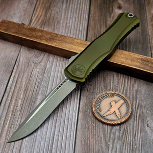 Microtech Hera II OD Green 4" Recurve Apocalyptic 1705-10APOD - Preowned S5
