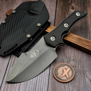 Marfione Custom Apex Carbon Fiber Apocalyptic Fixed Blade - Preowned S2