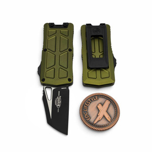 Microtech Exocet II OD Green 2.31" Wharncliffe OTF Money Clip 1156-1OD by EDC Lifestyle
