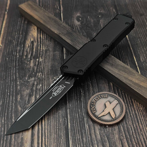 Microtech Scarab II Gen III Executive Black Tactical T/E 1177-1T - Preowned S2