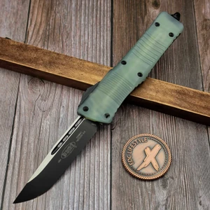 Microtech Combat Troodon Jade G10 S/E 143-1GTJGS S/N 001 - Preowned