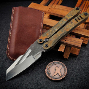 TASKnives Invaderling Rusty Tank Balisong - S2