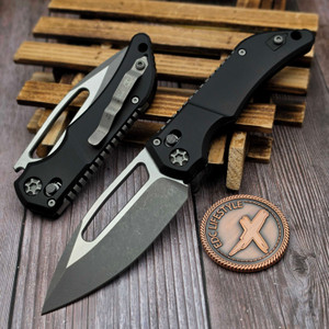 Heretic Koschei Manual Crossbar Lock Black 3.5" S/E Battleworn H061-5A by EDC Lifestyle