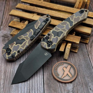 Heretic Mini Pariah Auto Duck Camo 3.38" T/E Magnacut H055-DC by EDC Lifestyle