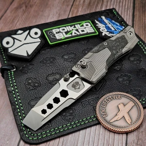 Poikilo Blade TASK Ark Multitool Pry Bar PSW Black Crystal Ti