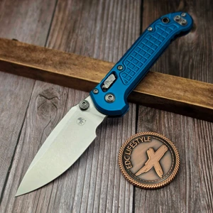 Microtech LUDT Ram-Lok Blue Frag S/E Stonewash 1135RL-10FRBL - Preowned