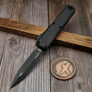 Microtech Ultratech ZBP Black 3.5" D/E M390MK 1122-1T - Zero Blade Play - Preowned by EDC Lifestyle