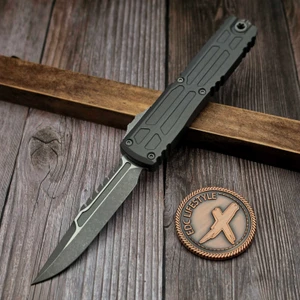Microtech Ultratech EX Gen III ZBP Natural Clear Interceptor Apocalyptic 1117EX-10APNCS - Preowned by EDC Lifestyle
