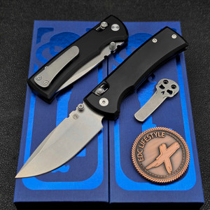 Chaves Knives Redencion Street X-Lock Black Handle with  3.25" D2 Stonewash Drop Point Blade on EDC Lifestyle